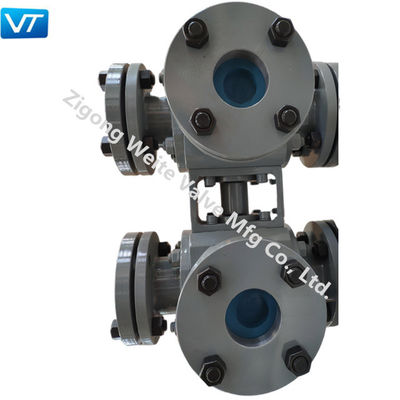 quality  VT Natural Gas Pipeline Fast Discharge Quick Shutdown Double Ball Valves factory