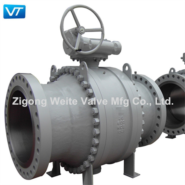 36'' WCB Gear Operated Ball Valve Horizontal Installation Class 600 ...