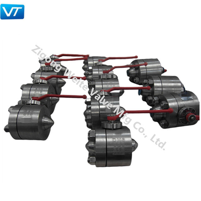 Small Size DN6 Stainless Steel Floating Ball Valve F316 With Lever