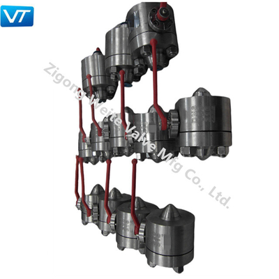 Small Size DN6 Stainless Steel Floating Ball Valve F316 With Lever